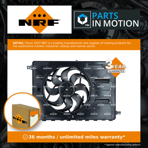 Radiator fan fits land - radiator,